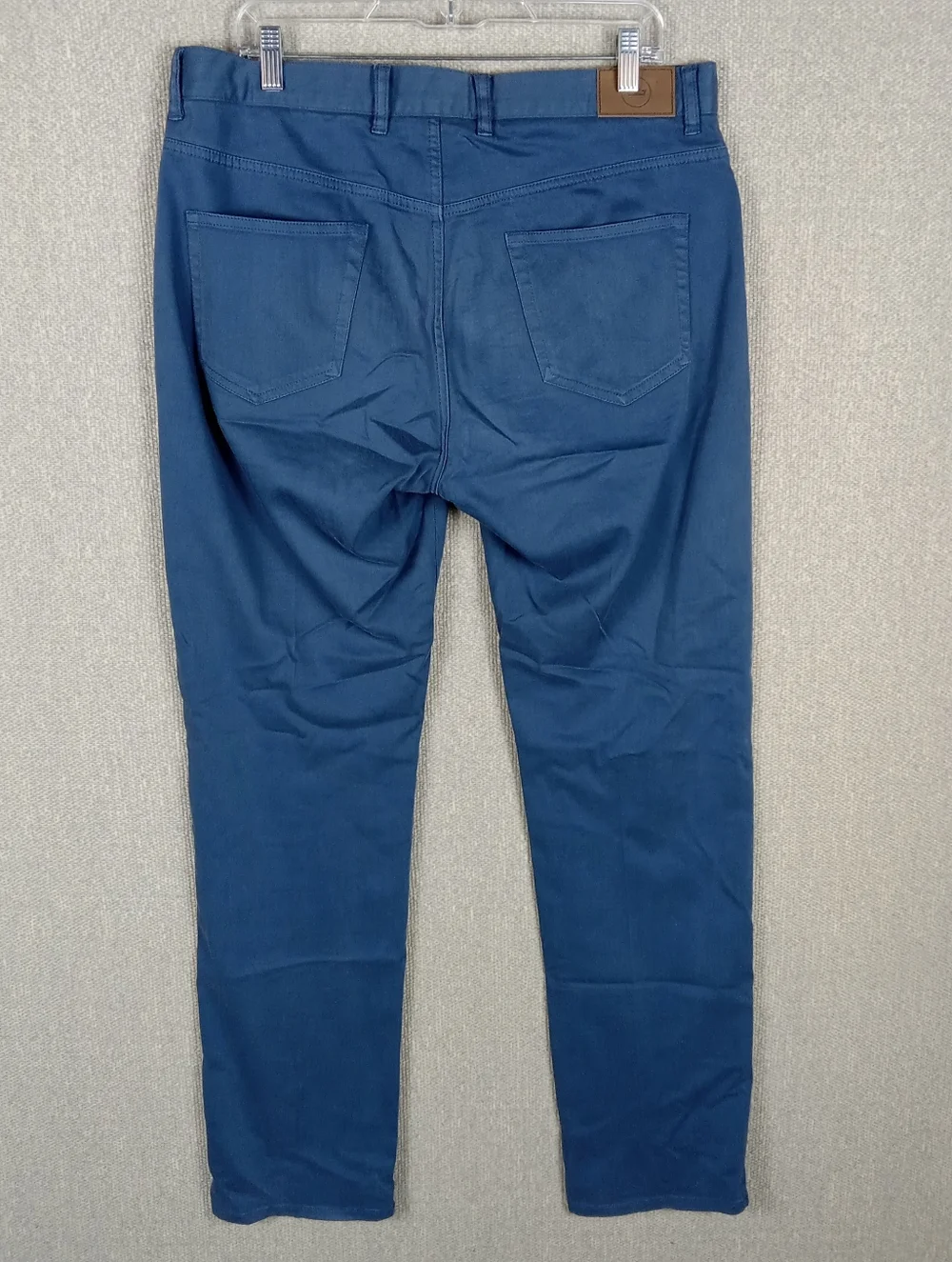 Peter Millar Signature Sateen Five-Pocket Pants Mens Size 34x32 Blue